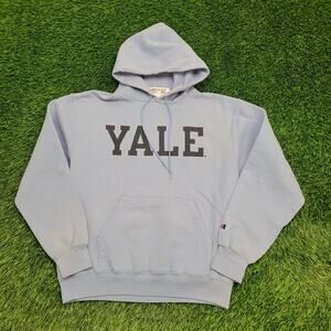 Vintage Y2K Champion Yale University Hoodie M 21x24 Cropped Baggy